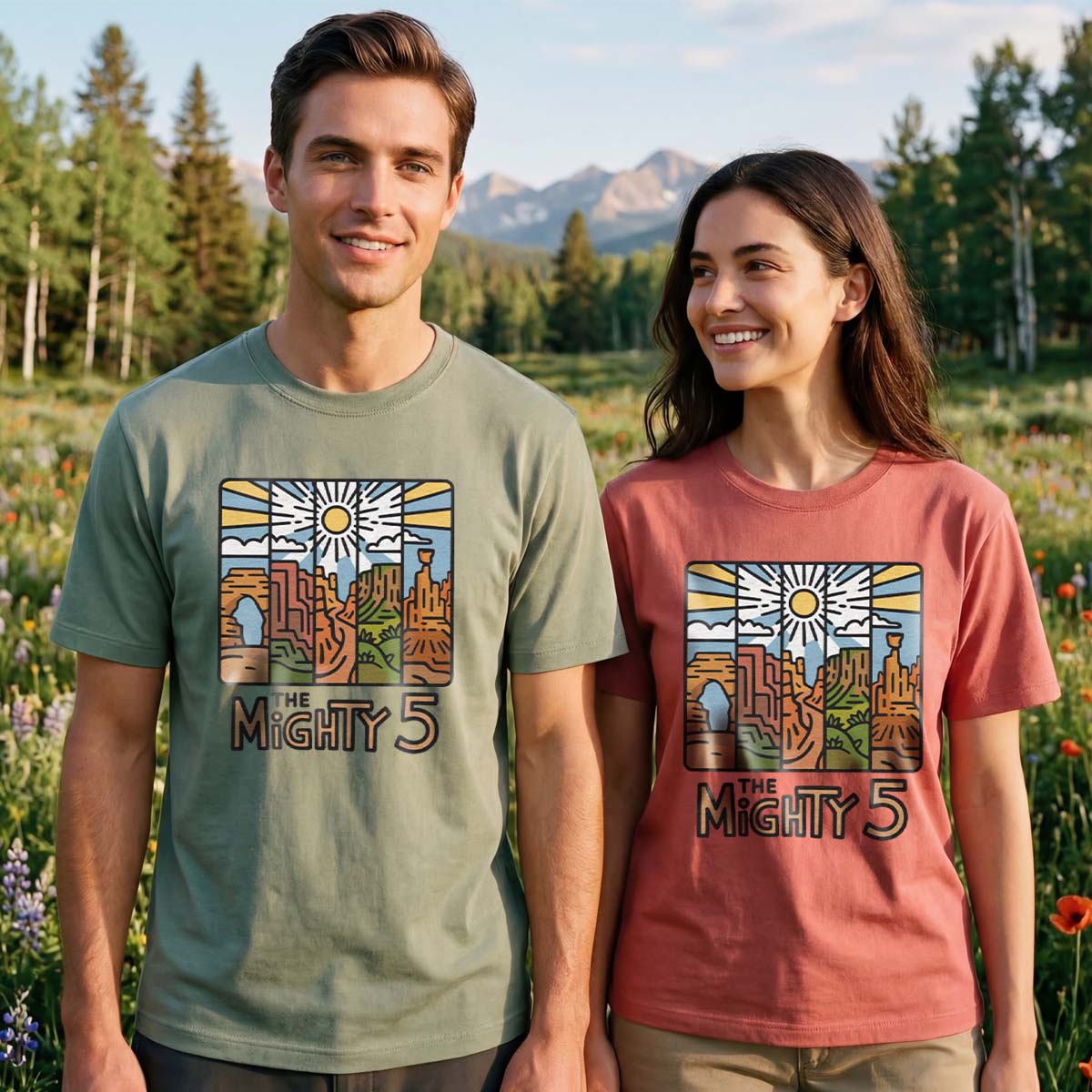 The Mighty 5 Utah T-Shirt