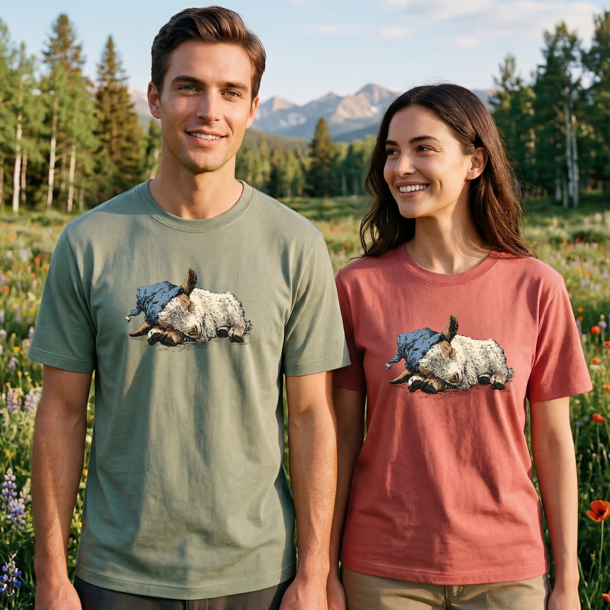 Baby Goat Sleeper T-Shirt