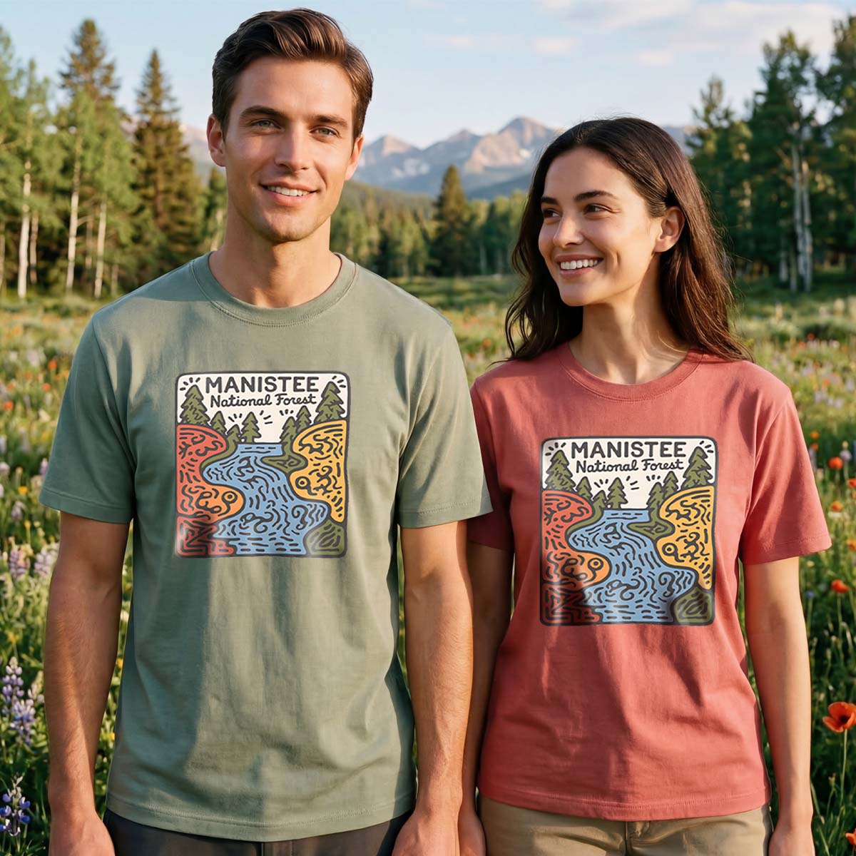 Manistee National Forest Tee Cotton Classic T-Shirt
