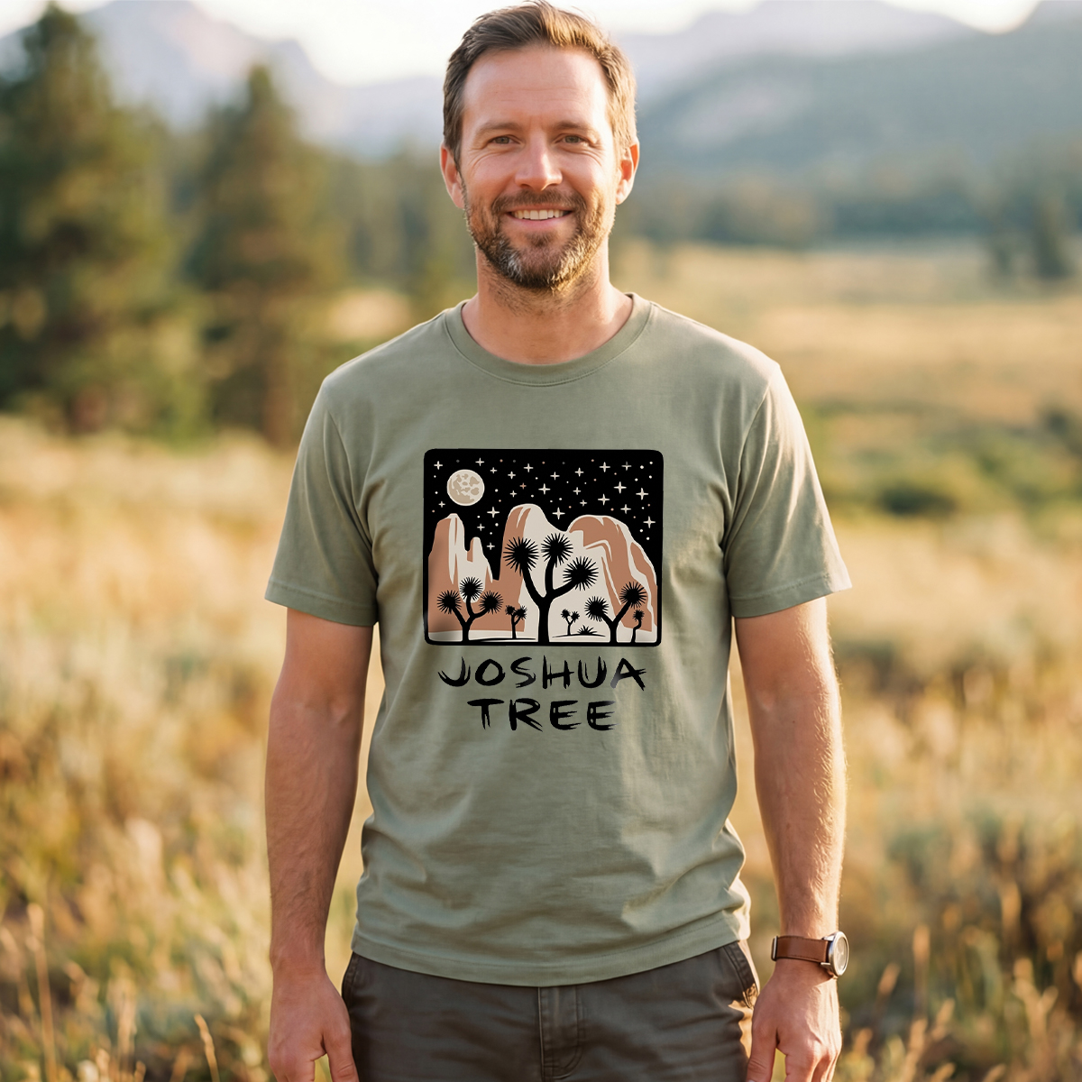 Joshua Tree at Night T-Shirt