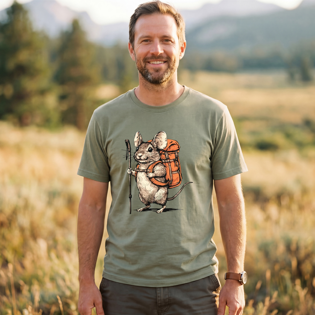 Field Mouse Backpacker T-Shirt