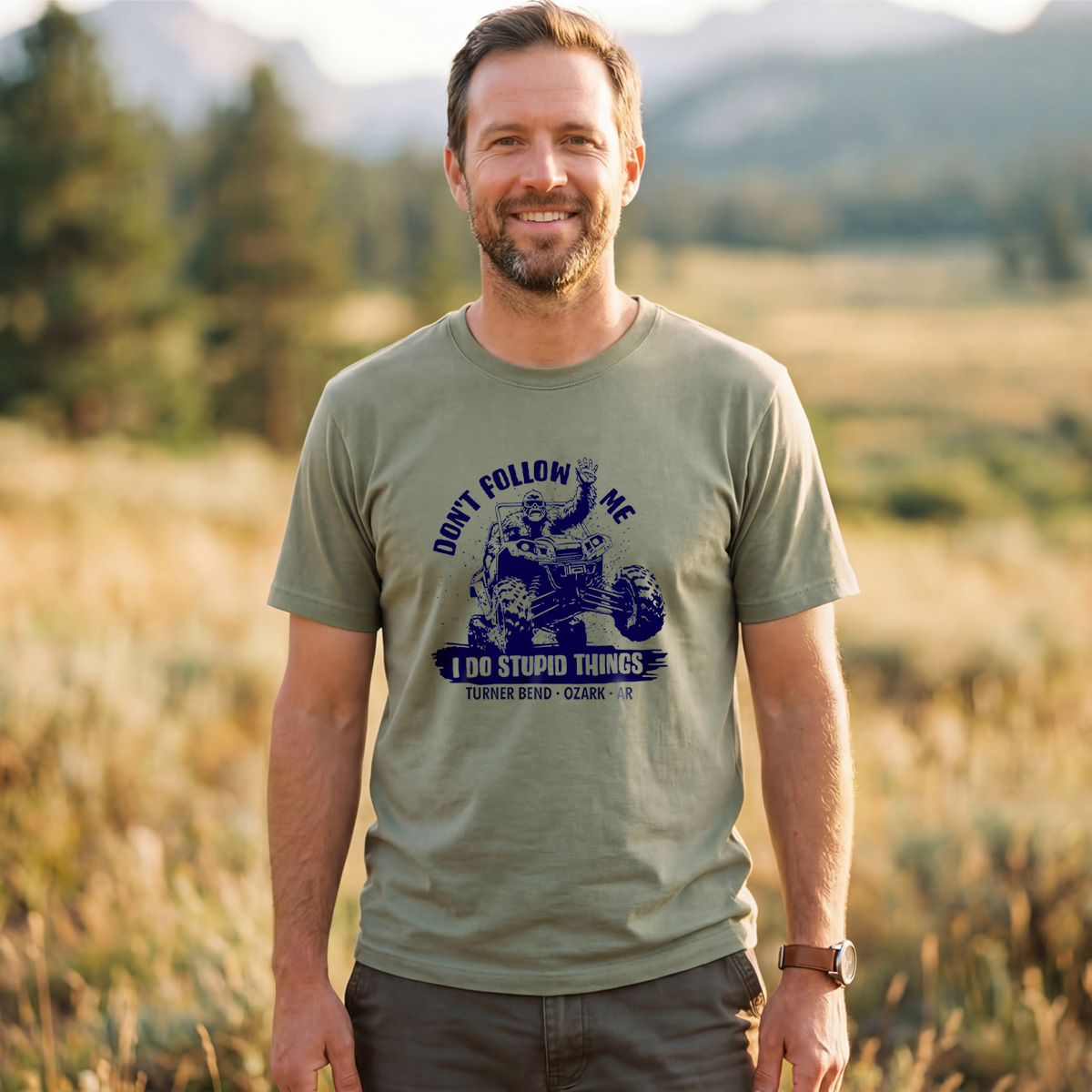 Bigfoot ATV Tee Cotton Classic T-Shirt