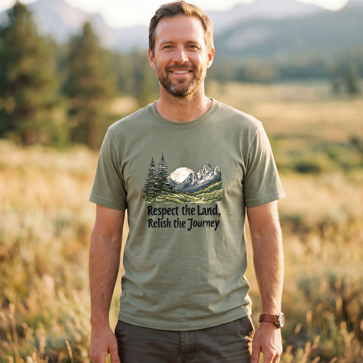 Respect The Land Relish The Journey T-Shirt