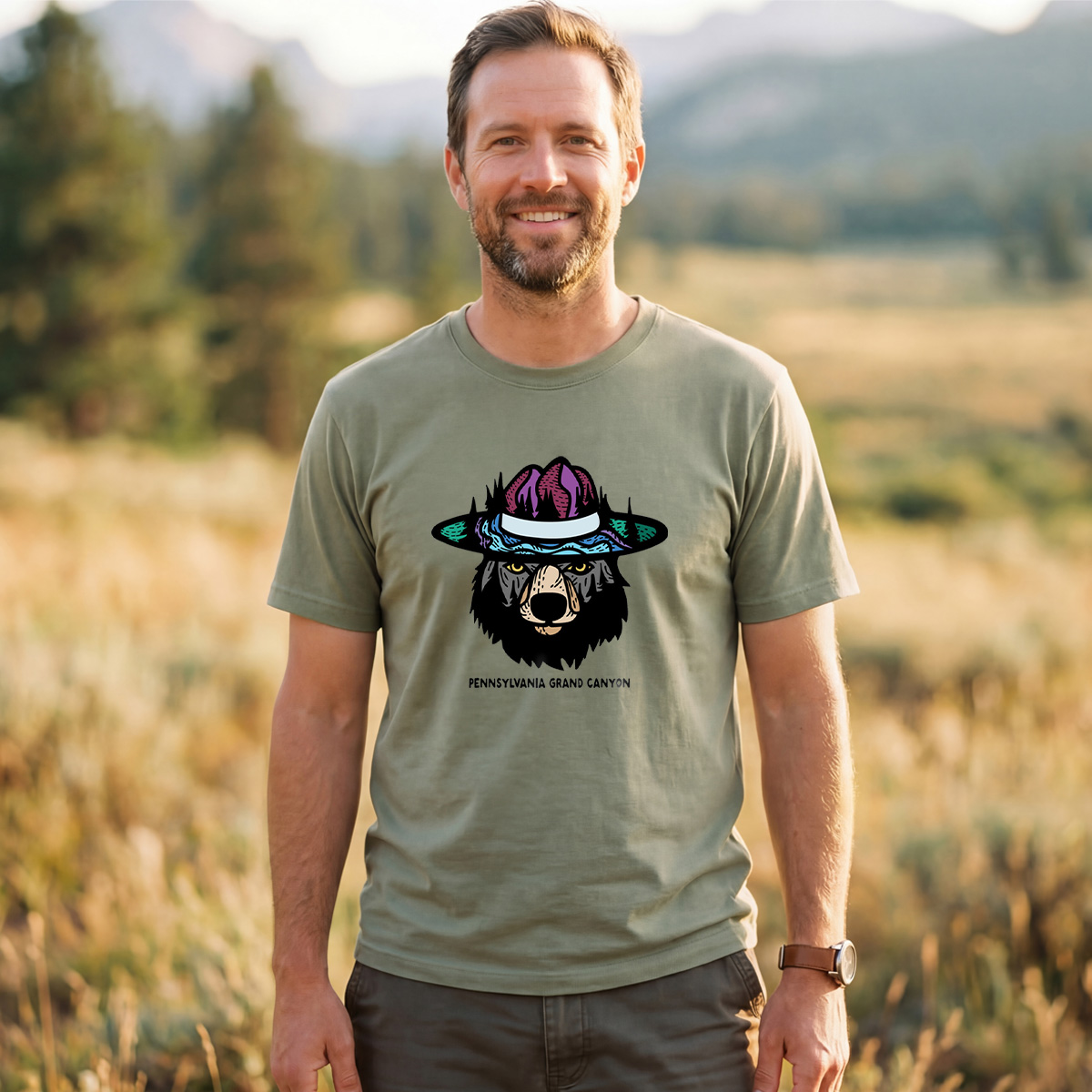 Ranger Bear Tee Cotton Classic T-Shirt