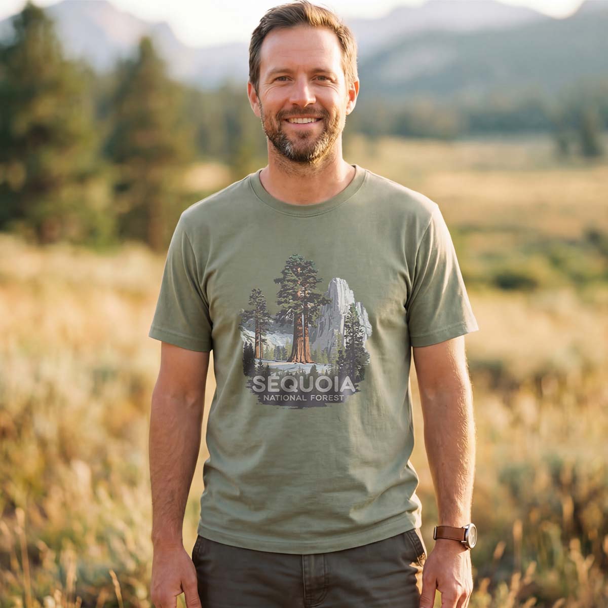 Sequoia National Forest Tee Cotton Classic T-Shirt