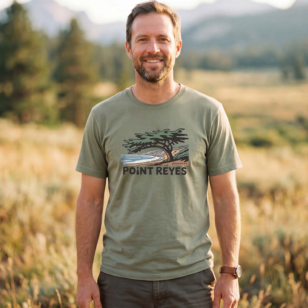 Point Reyes National Seashore Tee Classic Cotton T-Shirt