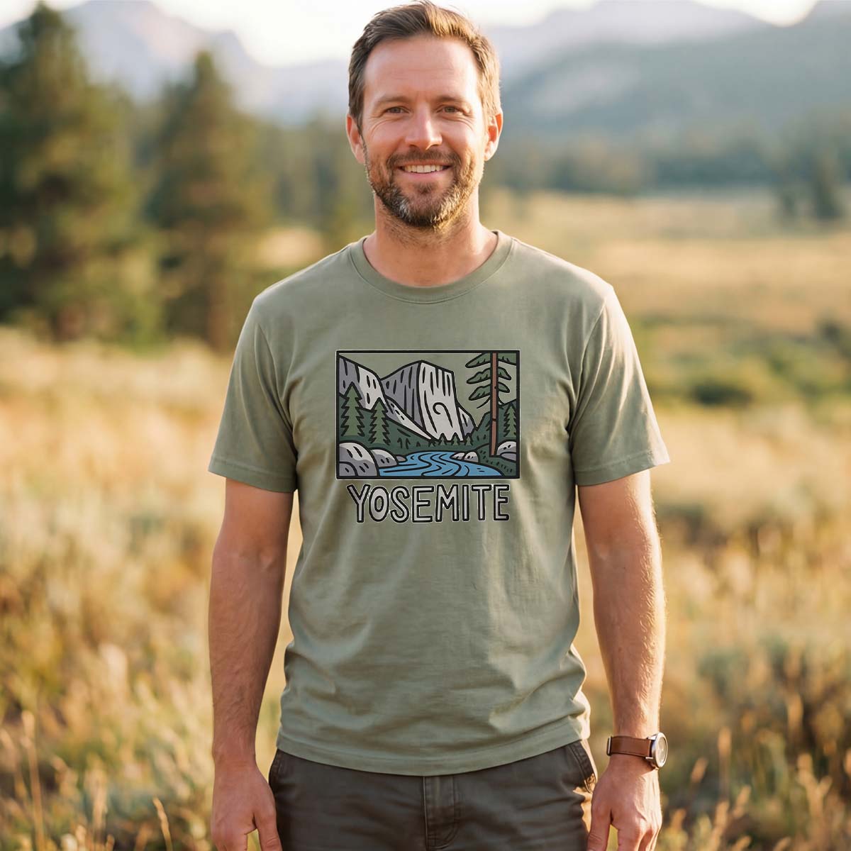 Yosemite National Park Tee Cotton Classic T-Shirt