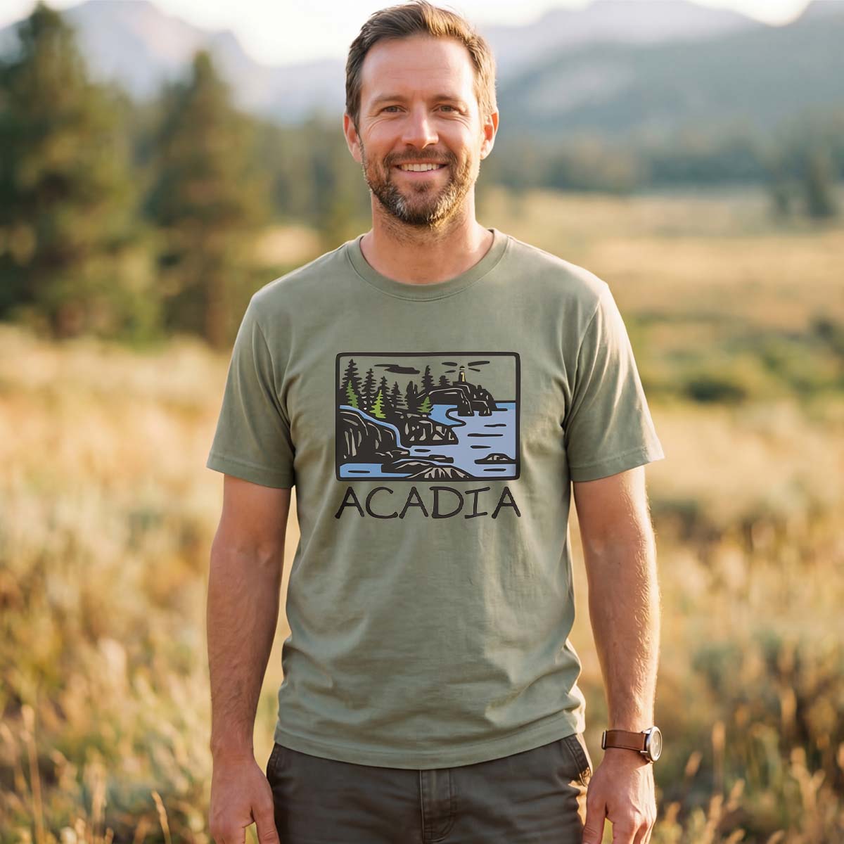 Acadia National Park Tee Cotton Classic T-Shirt
