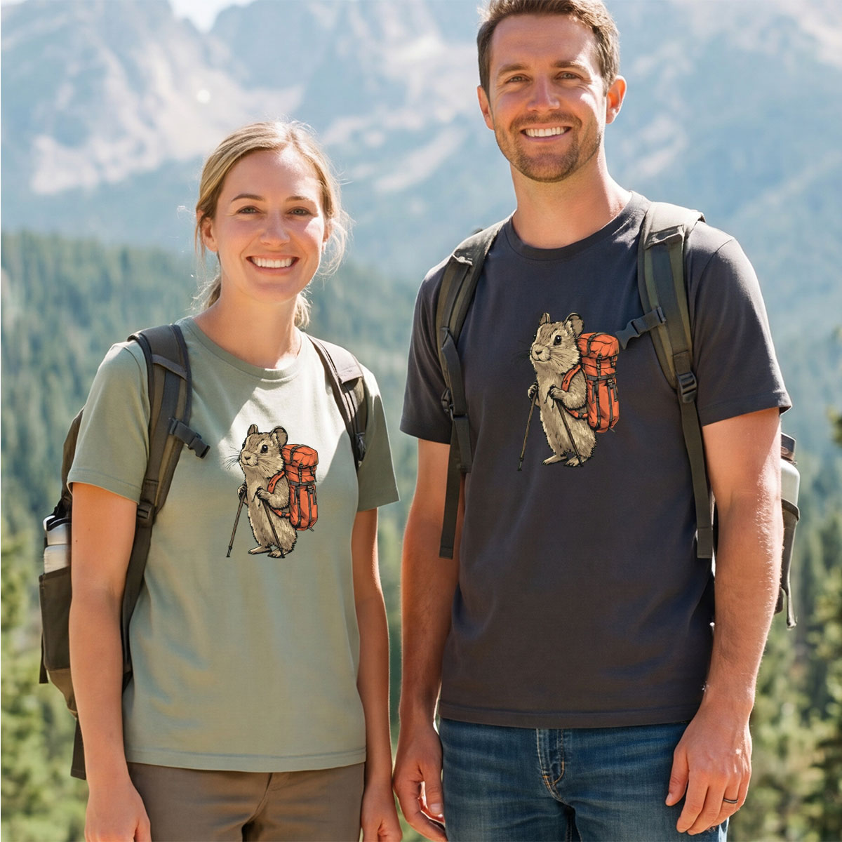 Pika Backpacker T-Shirt
