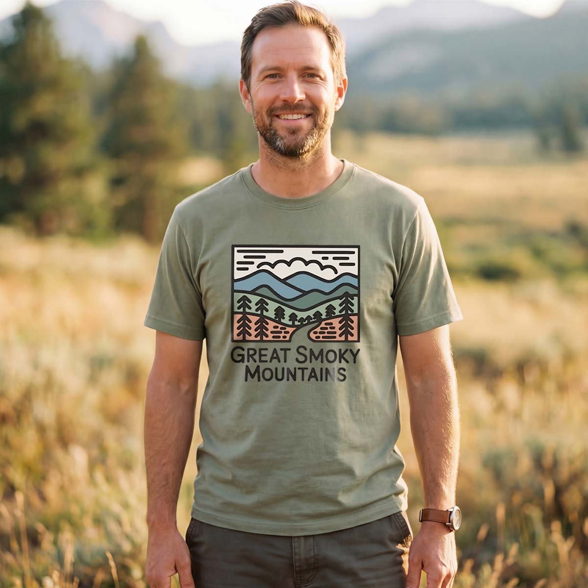 Great Smoky Mountains National Park Tee Cotton Classic T-Shirt