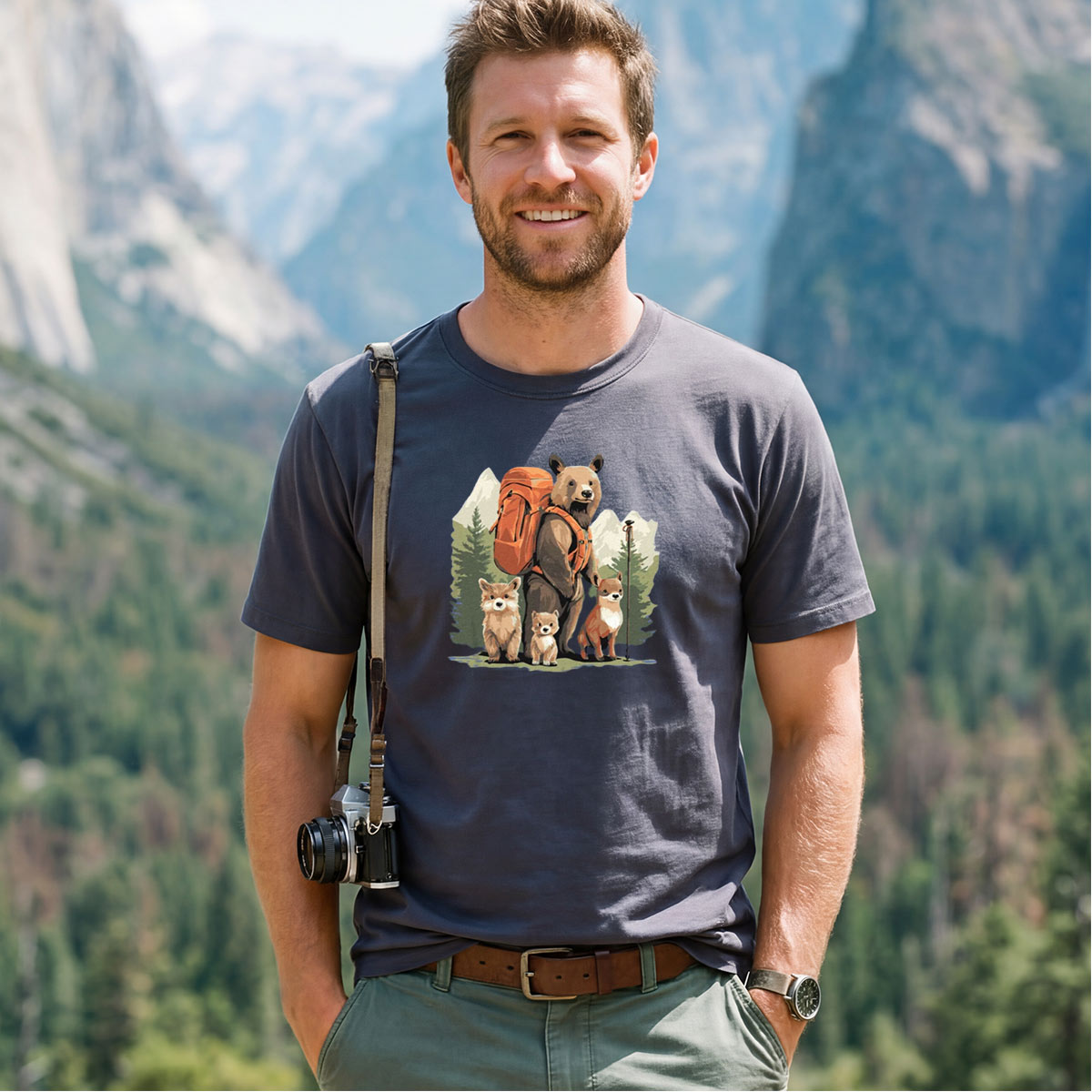 Animal Group Backpacker T-Shirt