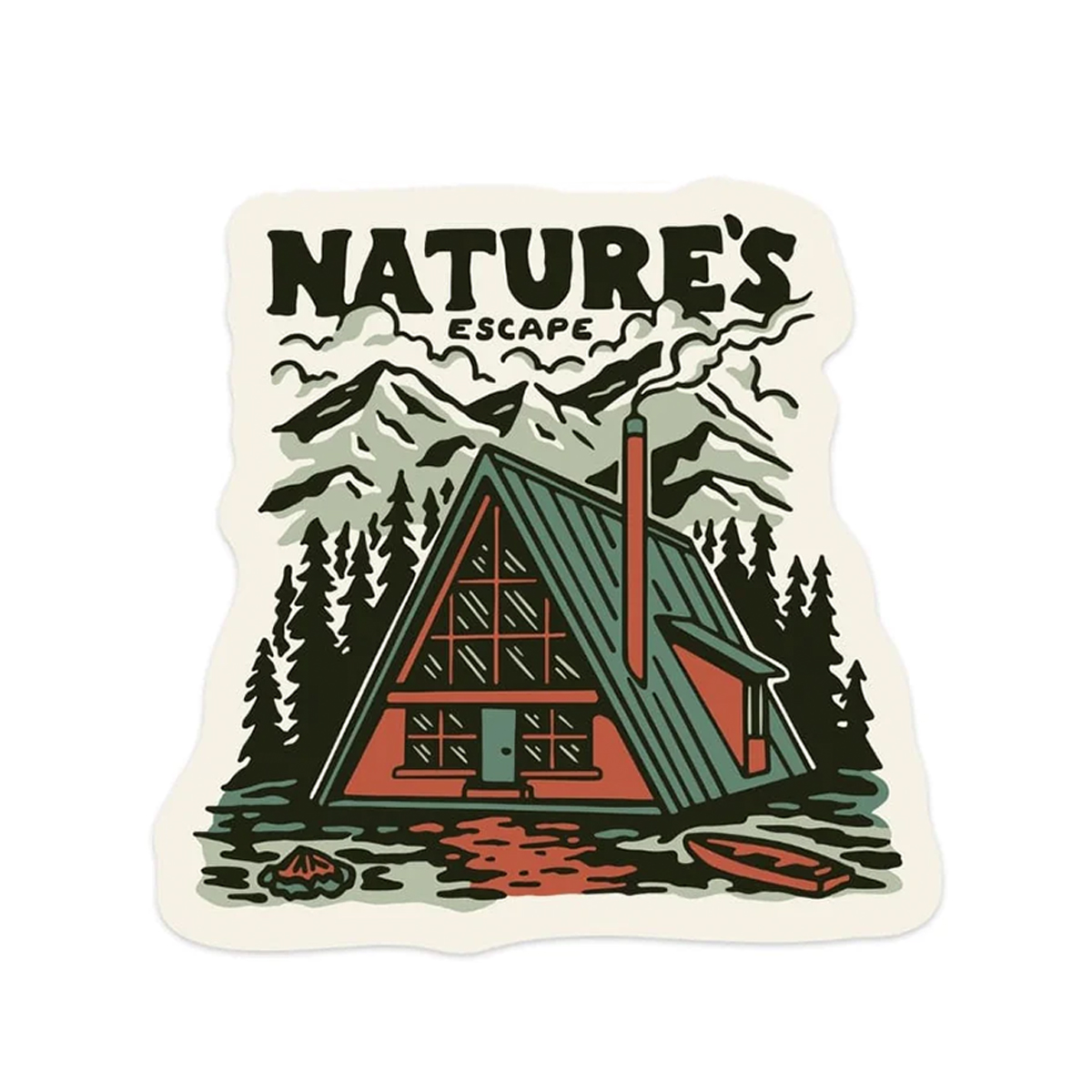 Nature's Escape Sticker