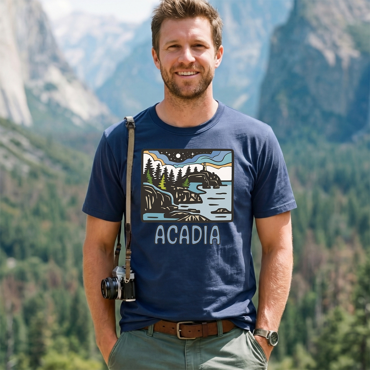Acadia at Night T-Shirt