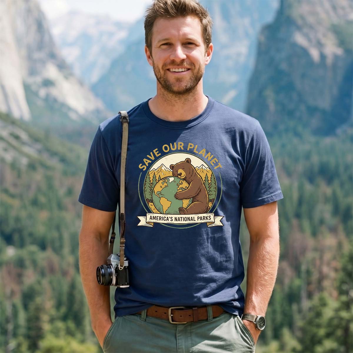 Save Our Plant Americas National Parks Earth T-Shirt
