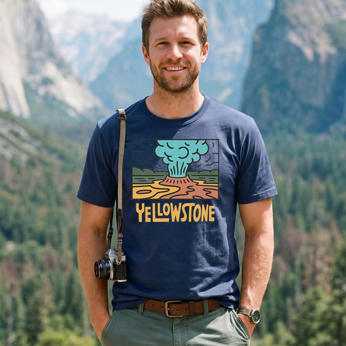 Yellowstone National Park Tee Cotton Classic T-Shirt