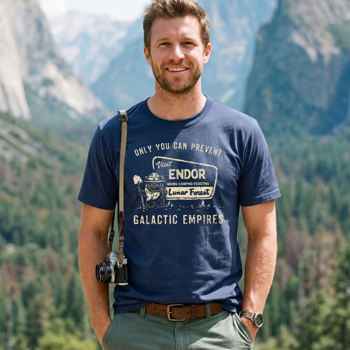 Ewok Star Wars Ewok Endor National Park Protect Our Forest T-Shirt