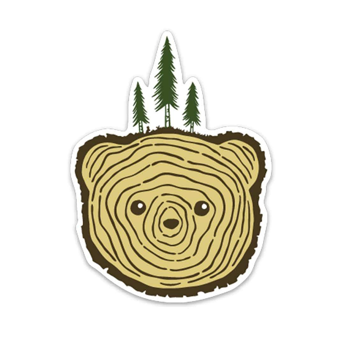 Bear Tree Sticker