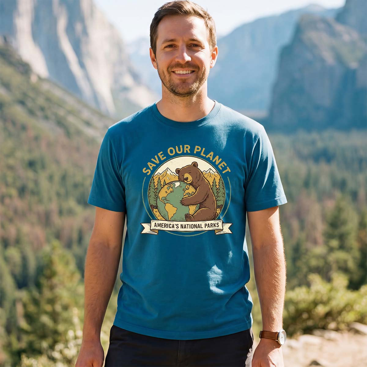 Save Our Plant Americas National Parks Earth T-Shirt