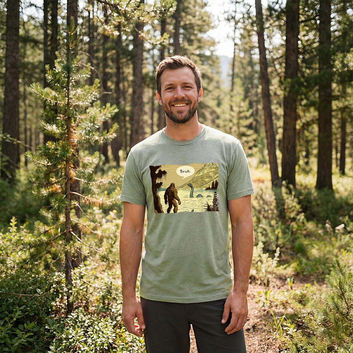 Sasquatch Loch Ness Monster Classic T-Shirt