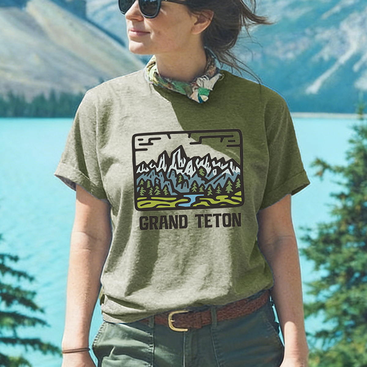 Grand Teton National Park Tee Cotton Classic T-Shirt