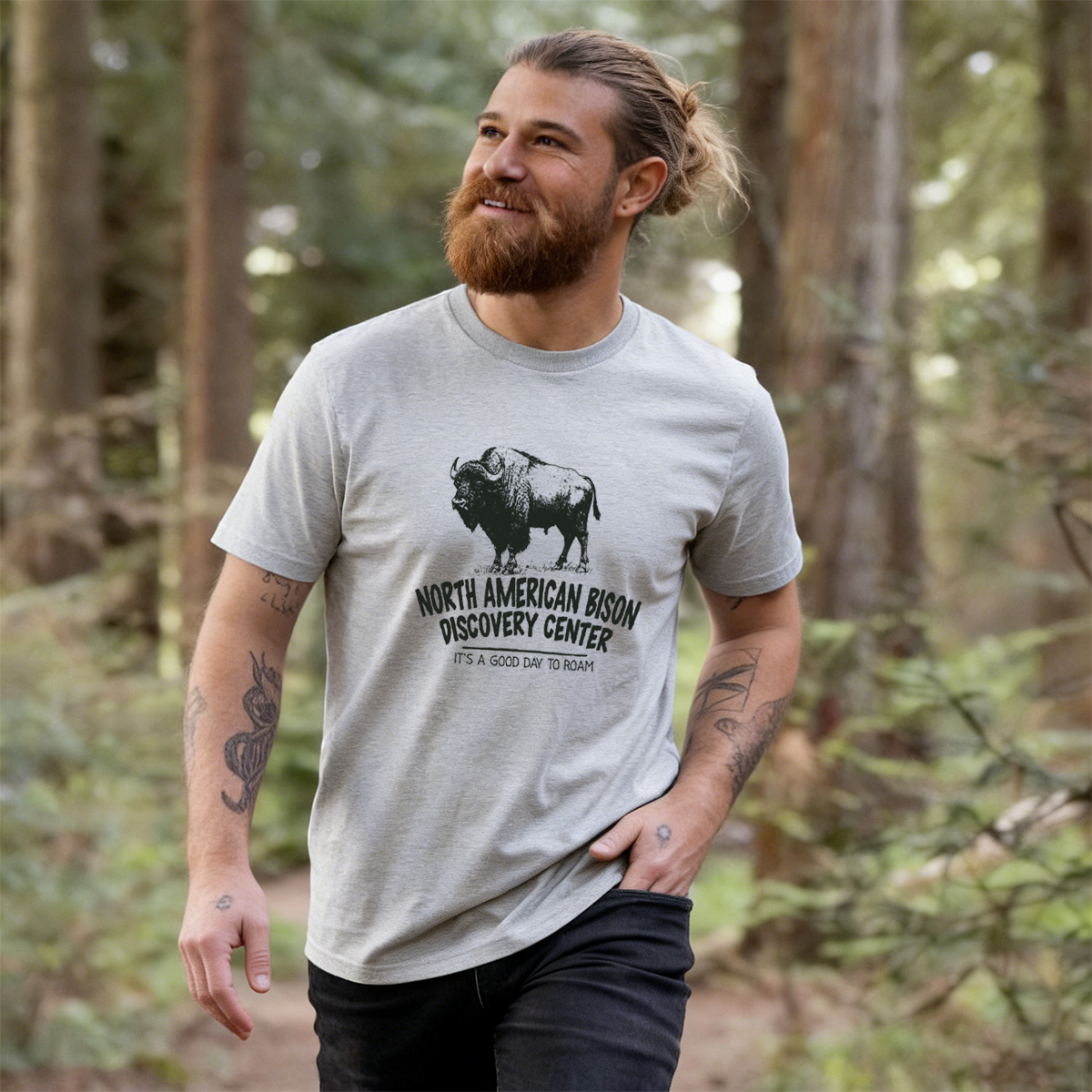 Good Day Bison Tee Cotton Classic T-Shirt