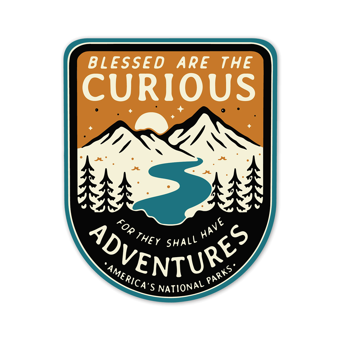 Blessed Are The Curious Sticker
