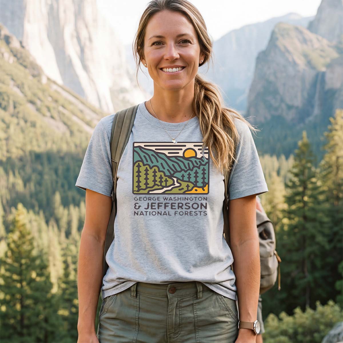 George Washington and Jefferson National Forests Tee Cotton Classic T-Shirt