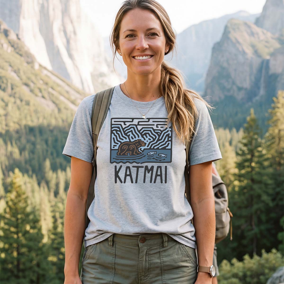Katmai National Park Tee Cotton Classic T-Shirt