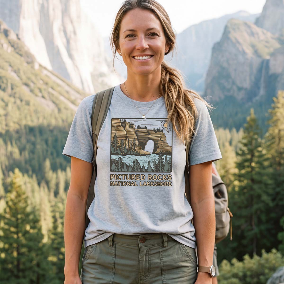 Pictured Rocks National Lakeshore Tee Cotton Classic T-Shirt
