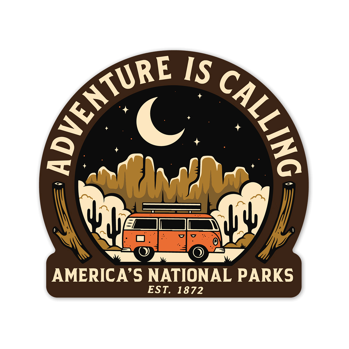 Adventure is Calling Sticker