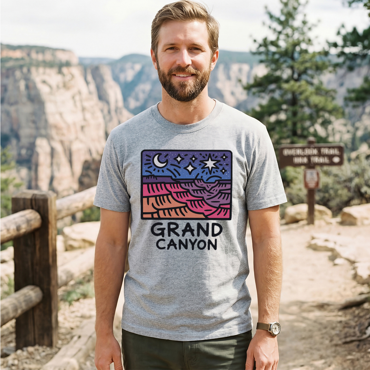 Grand Canyon at Night T-Shirt