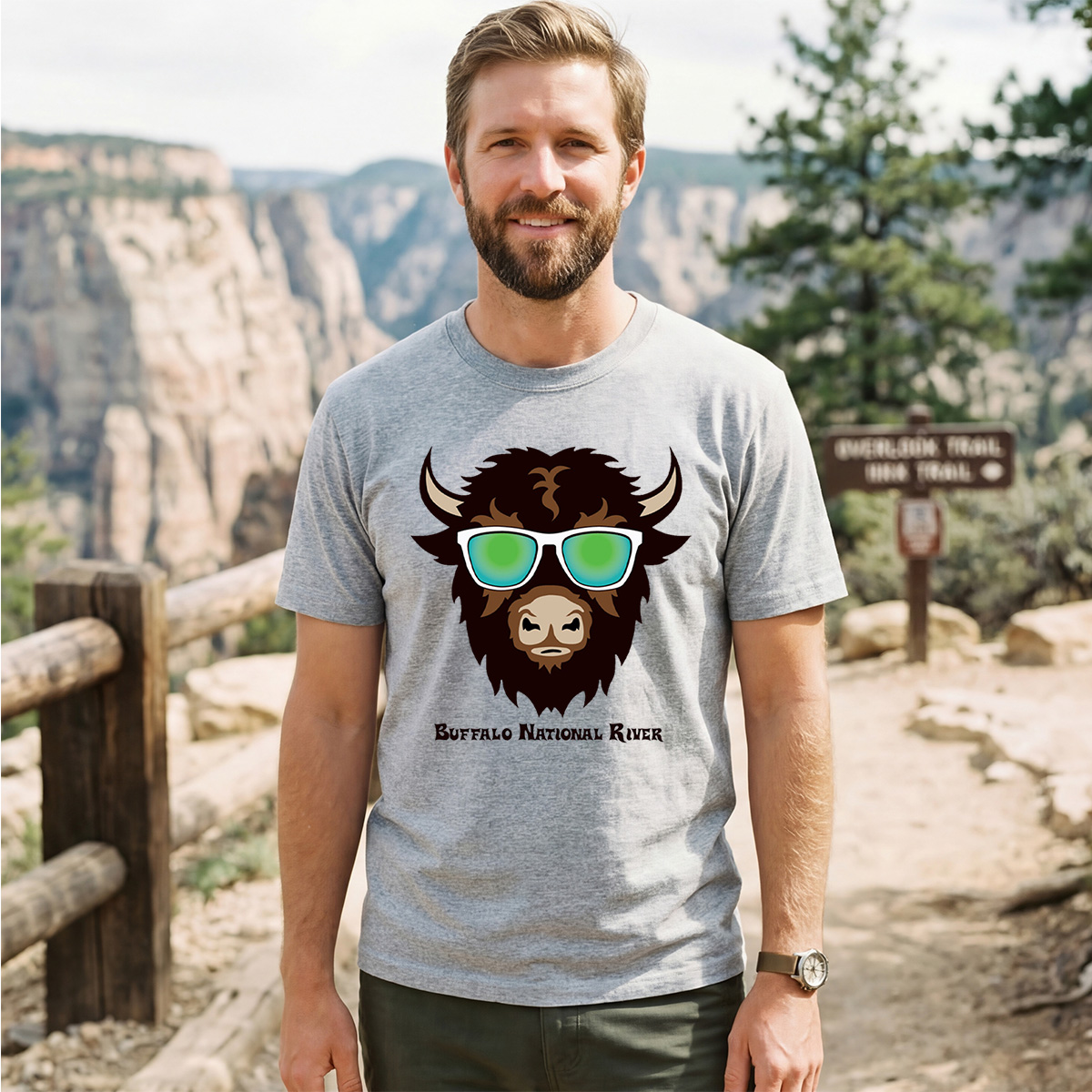 Wholesale Cool Buffalo Tee Cotton Classic T-Shirt