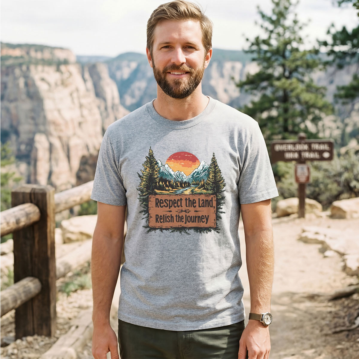 Respect The Land Relish The Journey T-Shirt