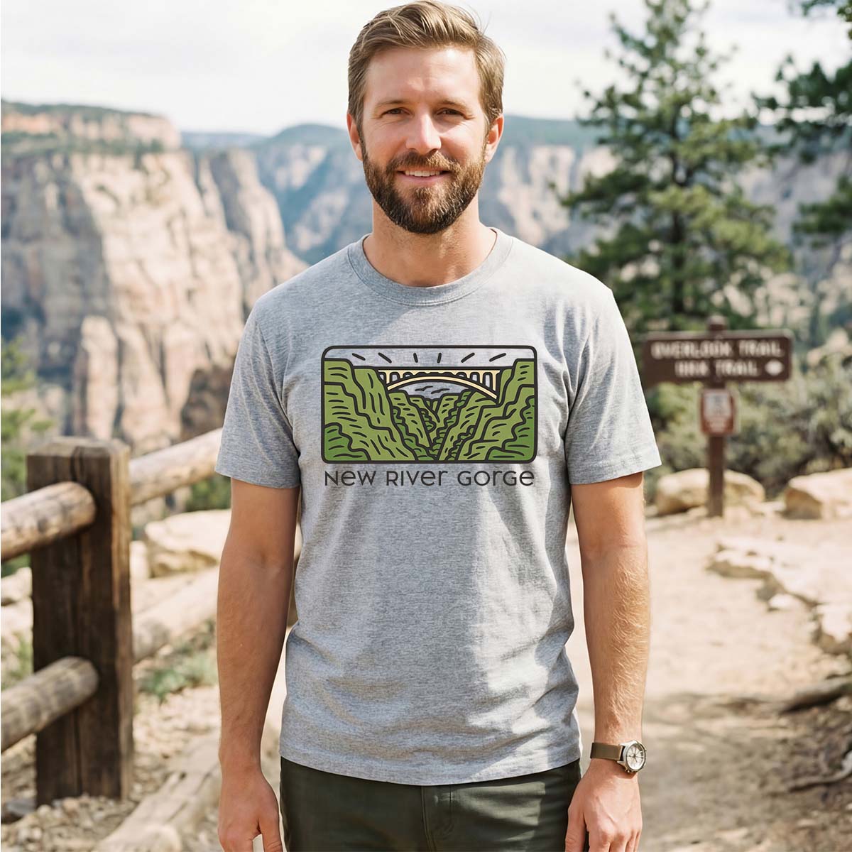 New River Gorge National Park Tee Cotton Classic T-Shirt