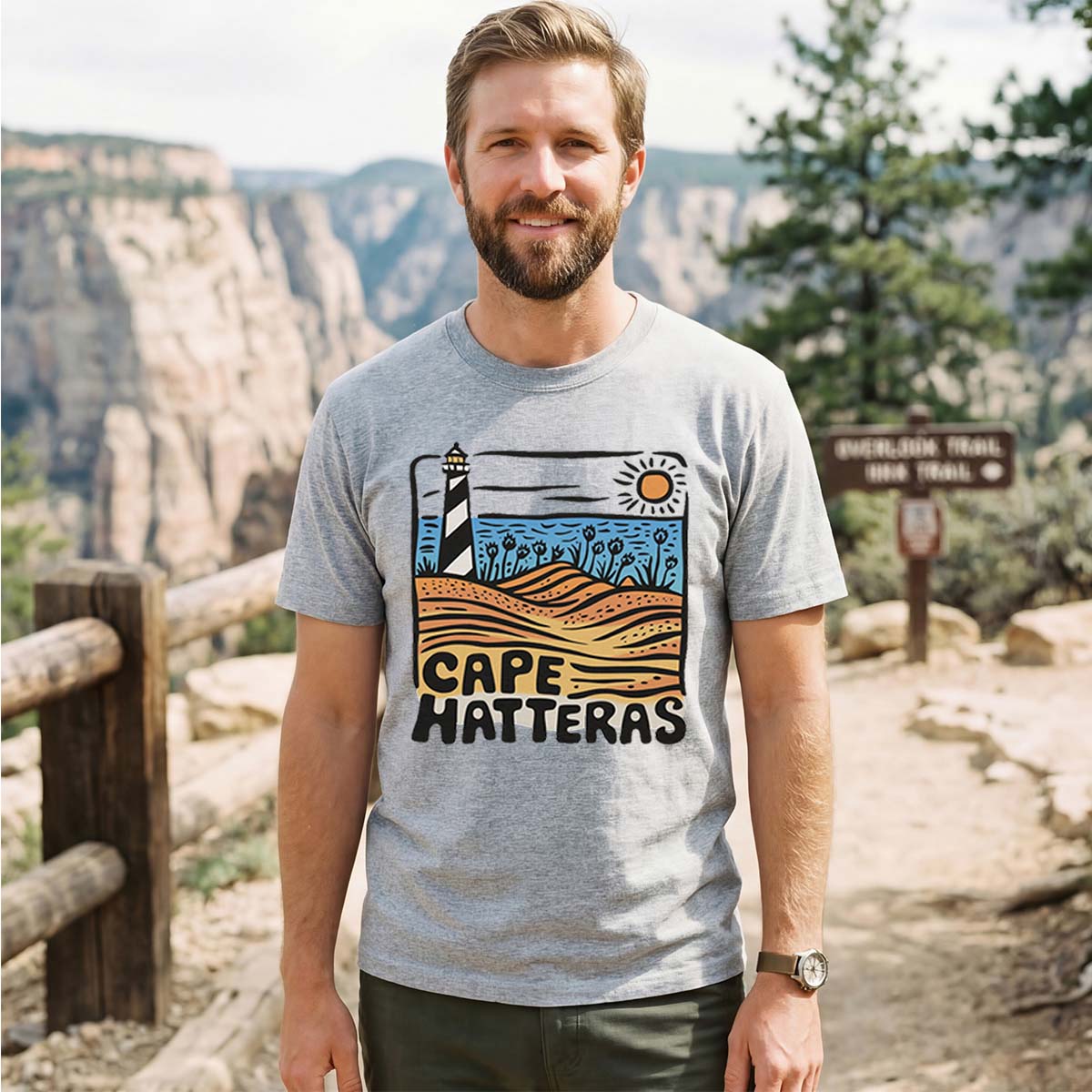 Cape Hatteras National Seashore Tee Cotton Classic T-Shirt