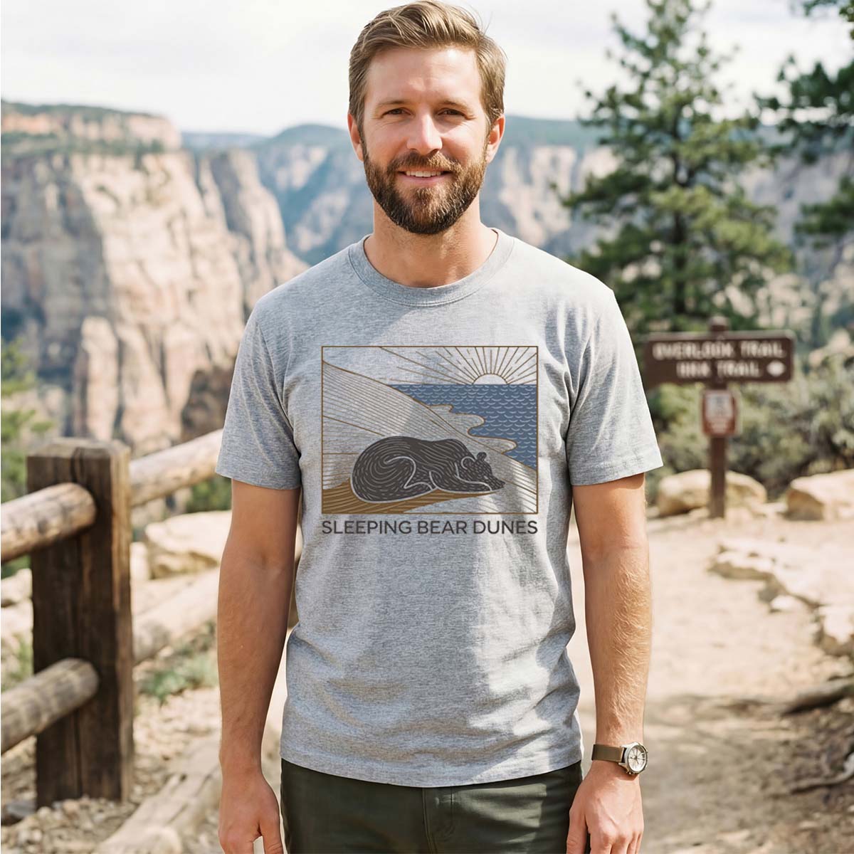 Sleeping Bear Dunes National Lakeshore Tee Cotton Classic T-Shirt