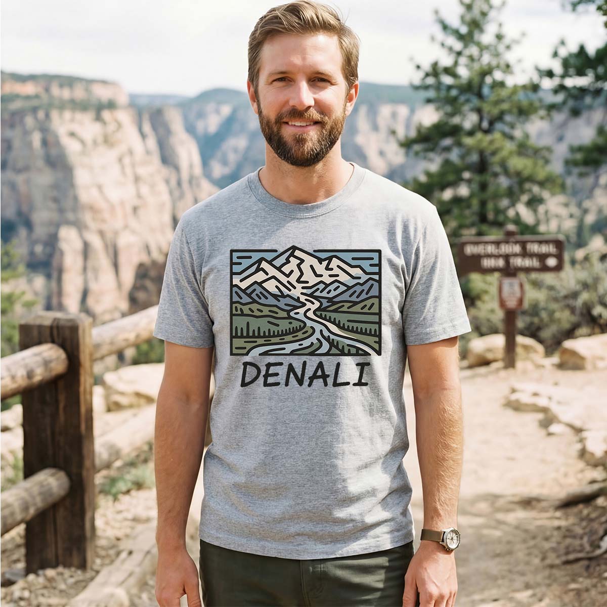 Denali National Park Tee Cotton Classic T-Shirt