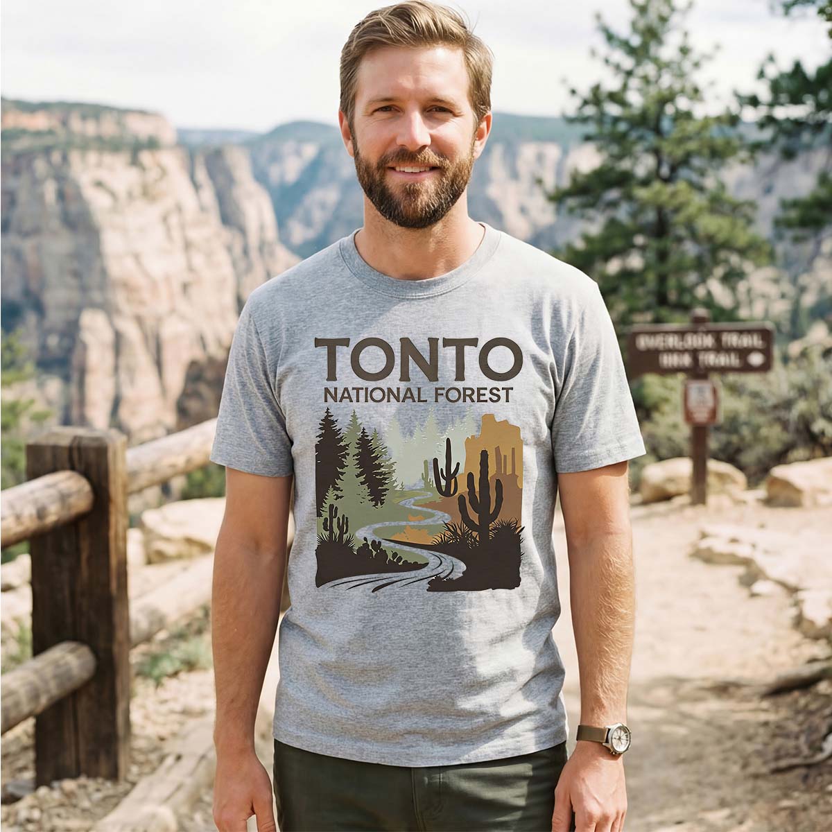 Tonto National Forest Tee Cotton Classic T-Shirt