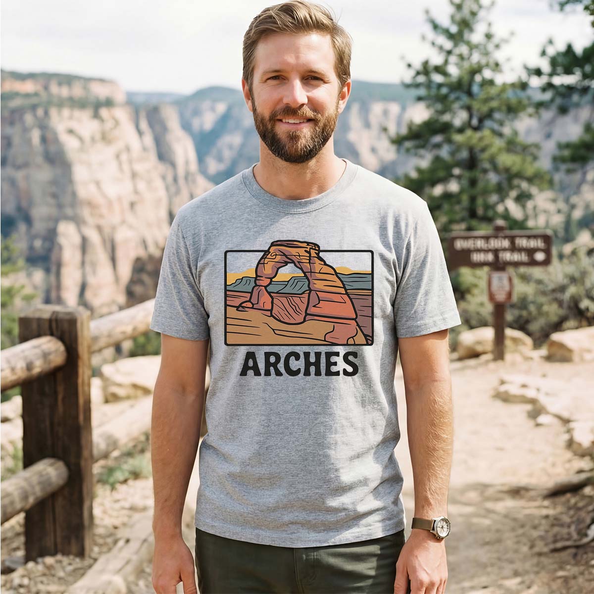 Arches National Park Tee Cotton Classic T-Shirt