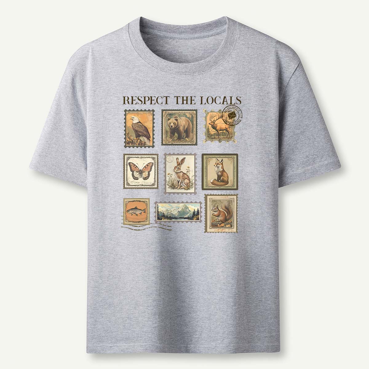 Respect The Local Wildlife Animal Lover T-Shirt
