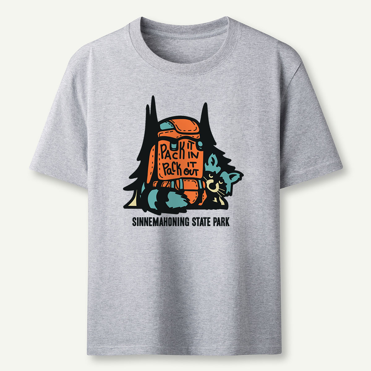 Raccoon in Pack Tee Cotton Classic T-Shirt