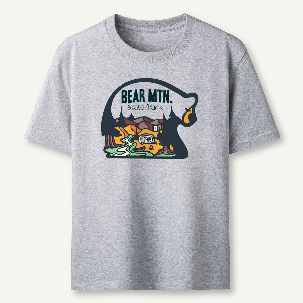 Camp Bear Tee Cotton Classic T-Shirt