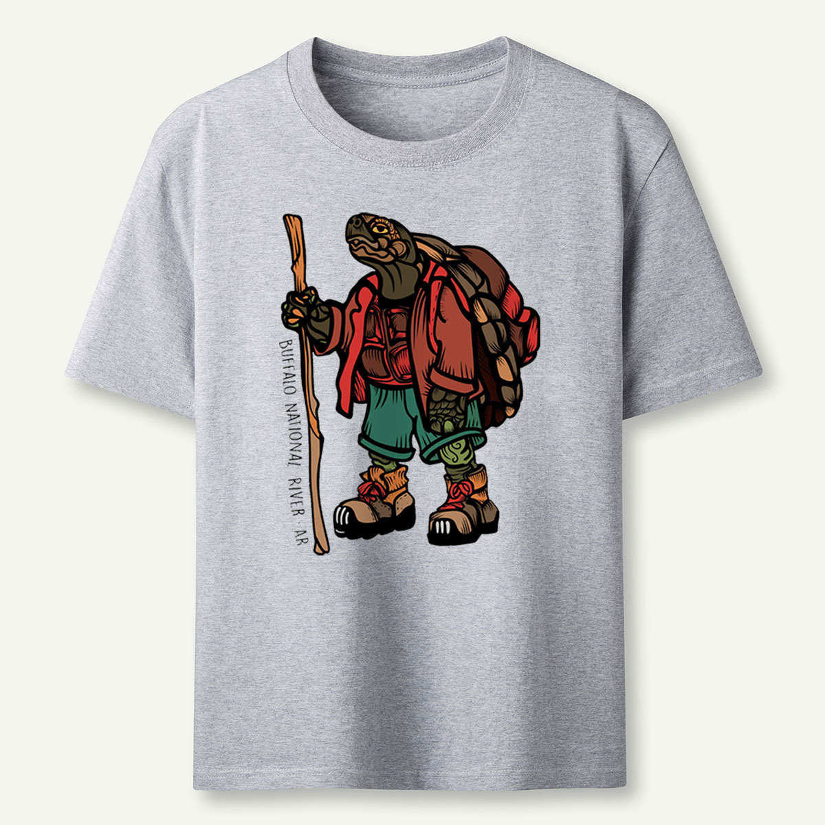 Turtle Hiker Tee Cotton Classic T-Shirt