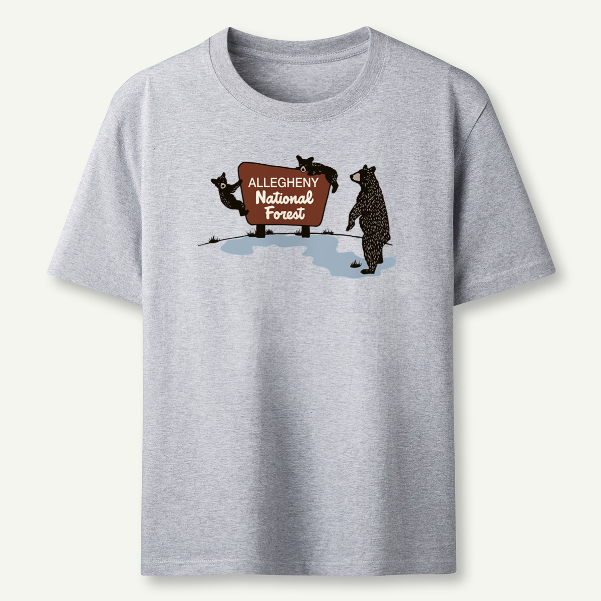 Park Sign Bears Tee Cotton Classic T-Shirt
