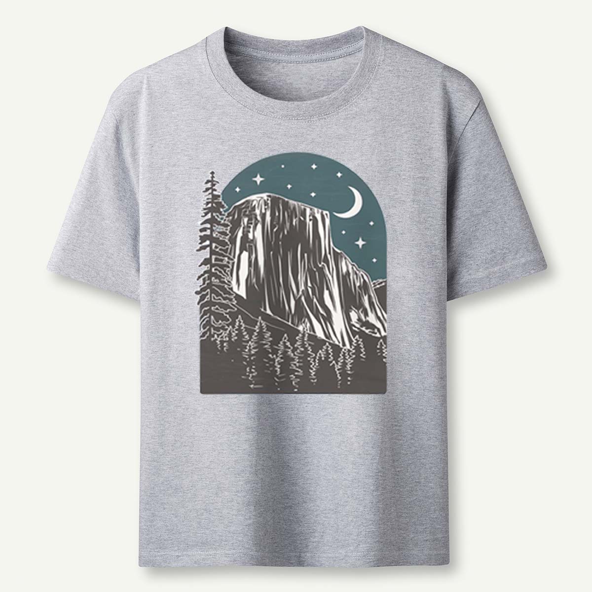 Yosemite at Night Tee Cotton Classic T-Shirt