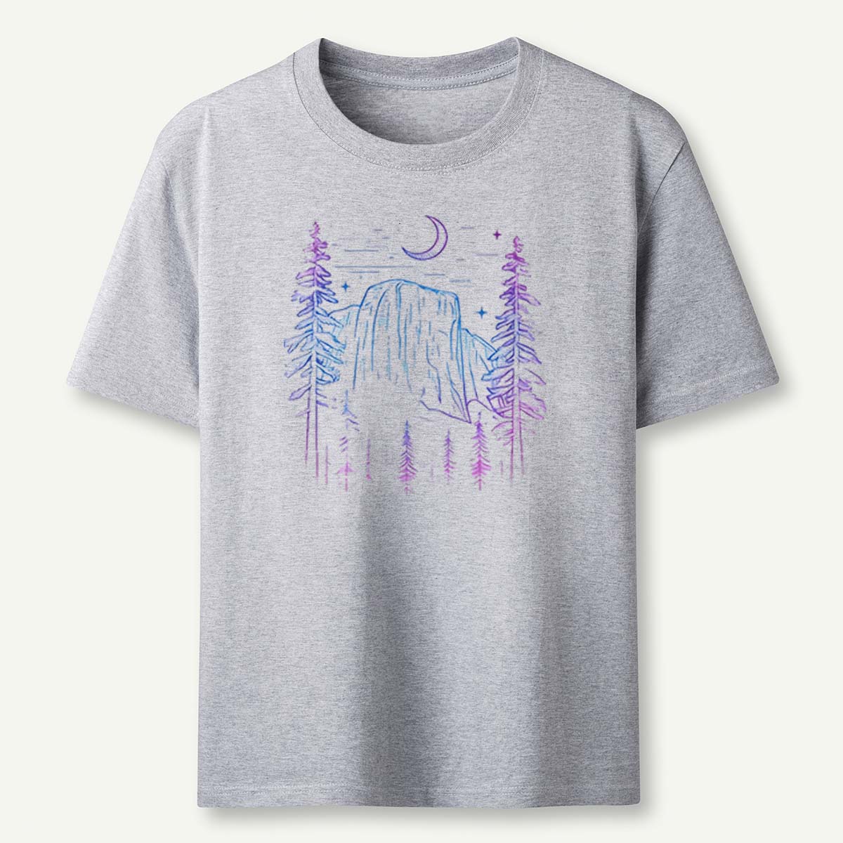 Yosemite El Capitan at Night Tee Cotton Classic T-Shirt