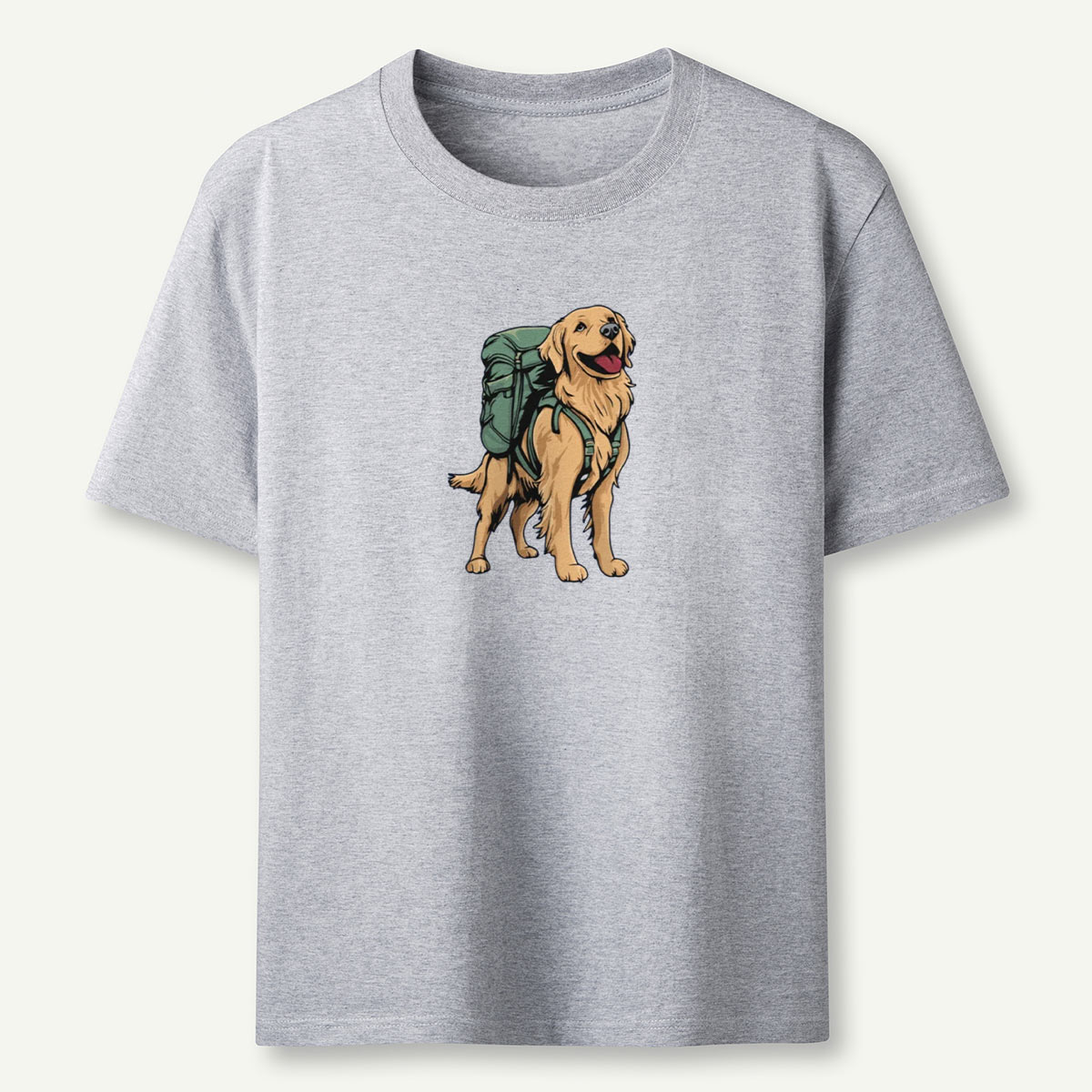 Golden Retriever Backpacker T-Shirt