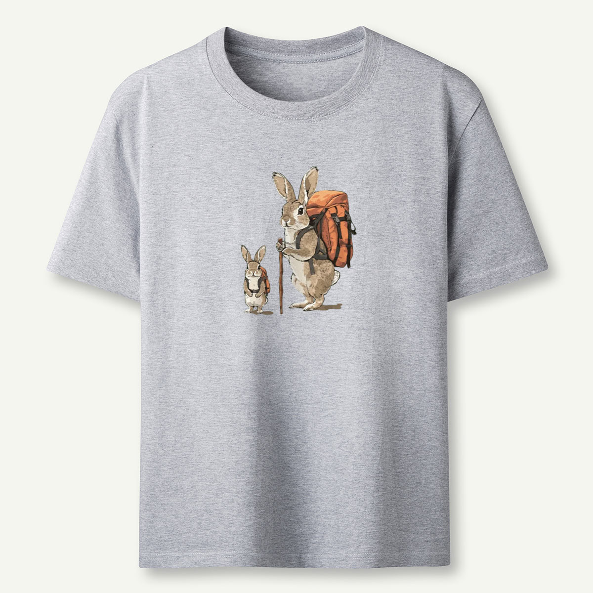Rabbit Family Backpacker T-Shirt