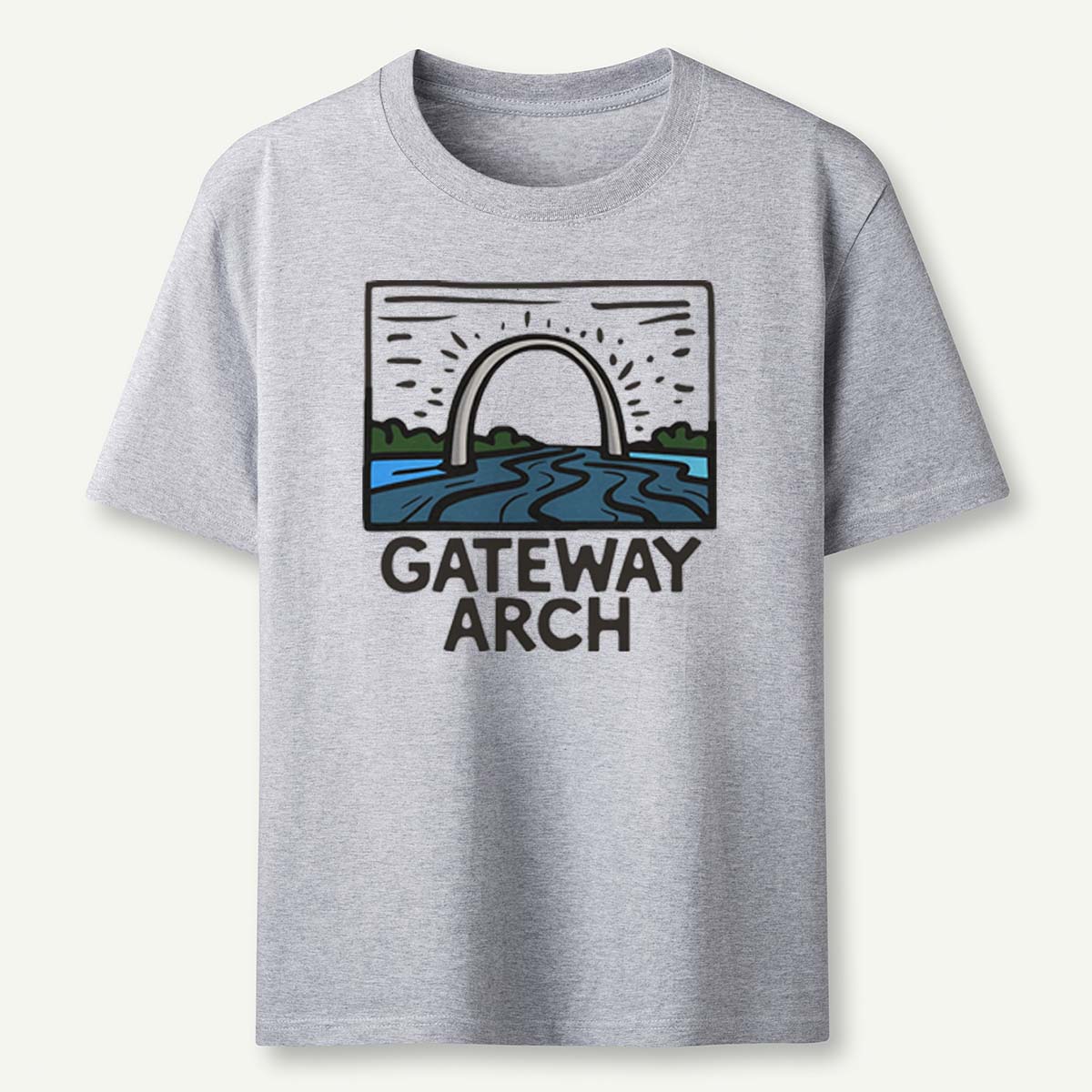 Gateway Arch National Park Tee Cotton Classic T-Shirt