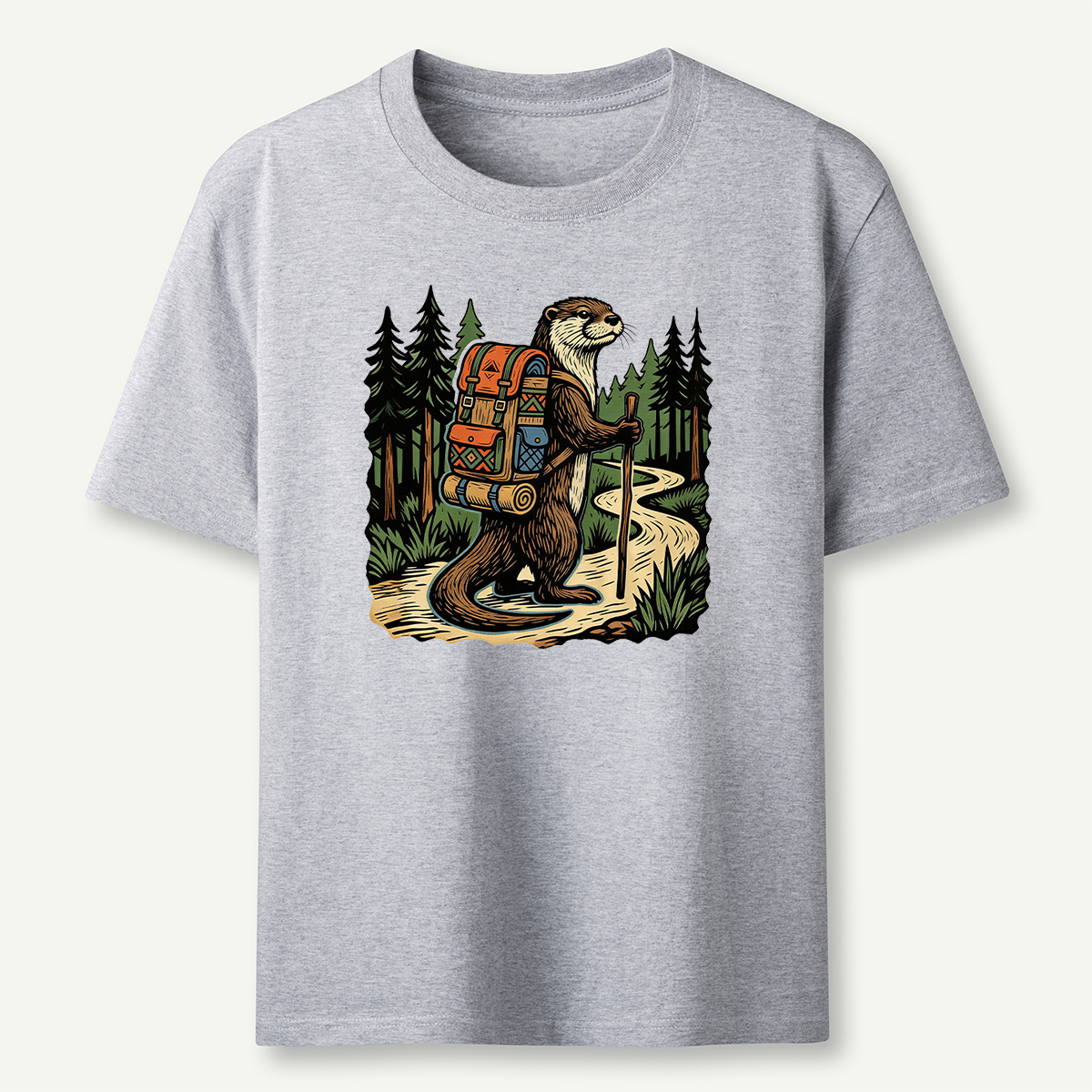Otter Forest Backpacker T-Shirt